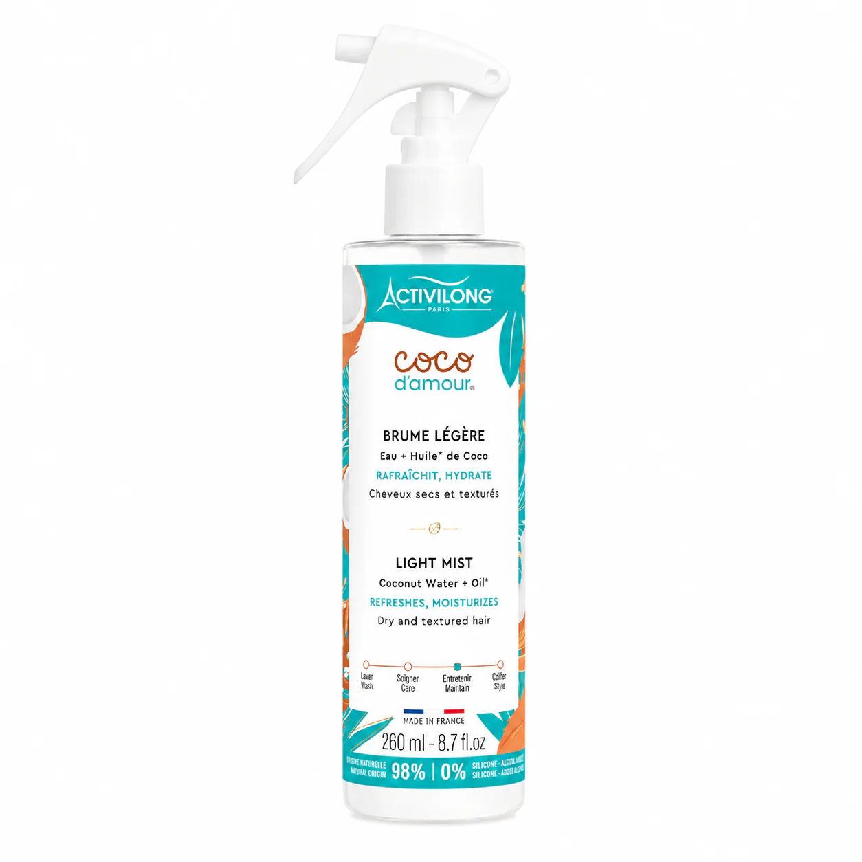 Spray Coiffant Coco d'Amour 260ml - ACTIVILONG
