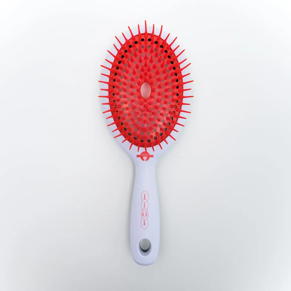 Brosse Ovale DĂ©mĂȘlante Et Coiffante - CRAZY POUSS