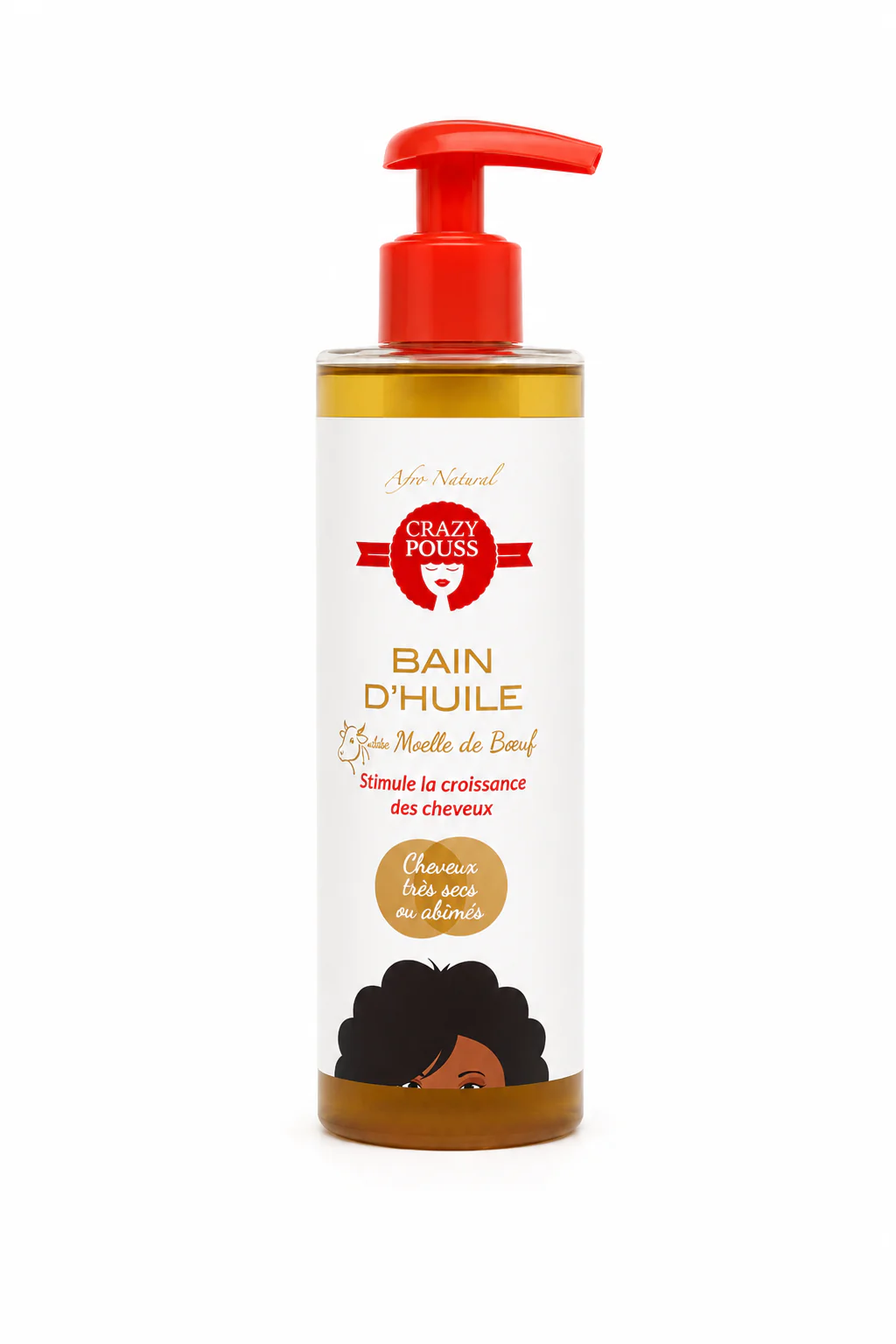 Bain d'Huile Moelle de Boeuf 250ml - CRAZY POUSS