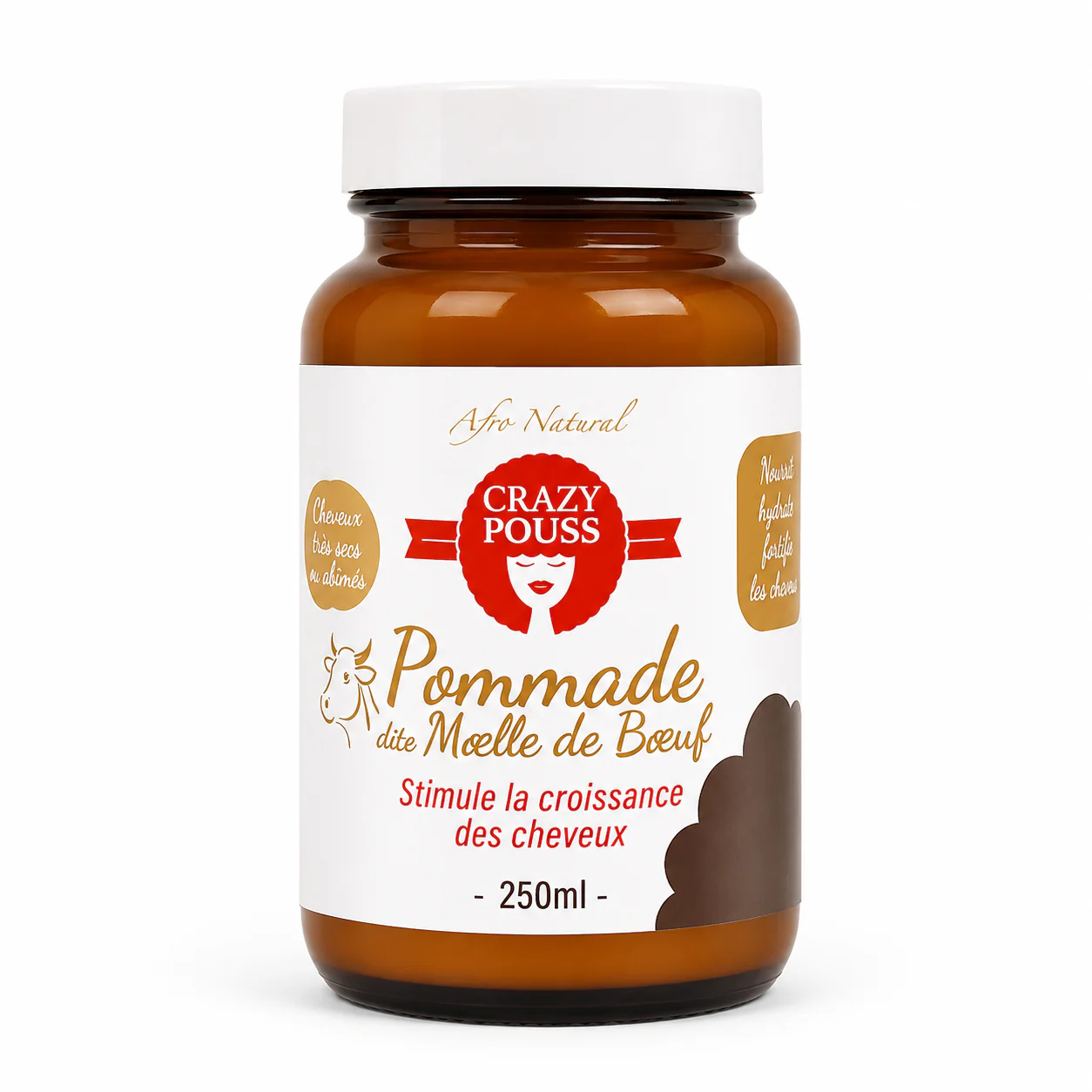 Pommade Moelle de Boeuf 150ml - CRAZY POUSS