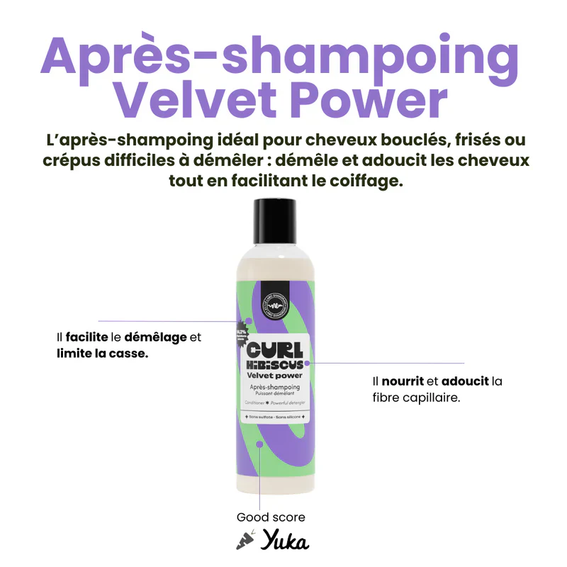 Apres Shampoing Velvet Power 250ml - CURL HIBISCUS - Image 3