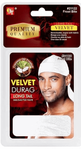 BEAUTY TOWN – Bonnet Durag en Soie couleur Frost Bite