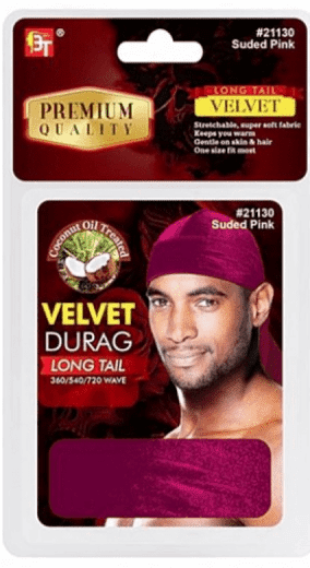 BEAUTY TOWN – Bonnet Durag en Soie couleur Suede Pink