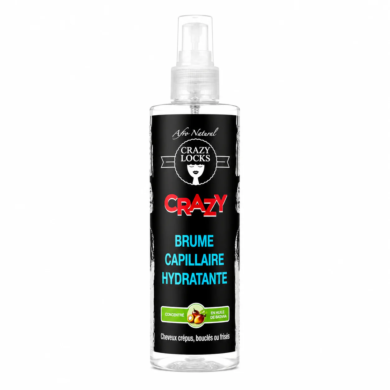Brume Capillaire Hydratante CRAZY LOCKS 250ml - CRAZY POUSS