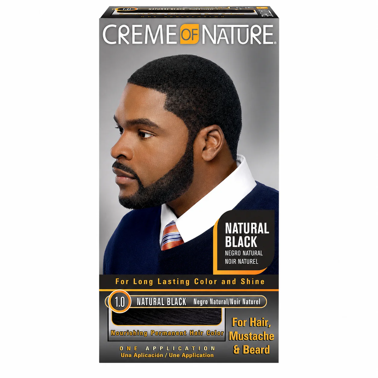 Coloration MEN COLOR 1.0 Jet Black - CREME OF NATURE
