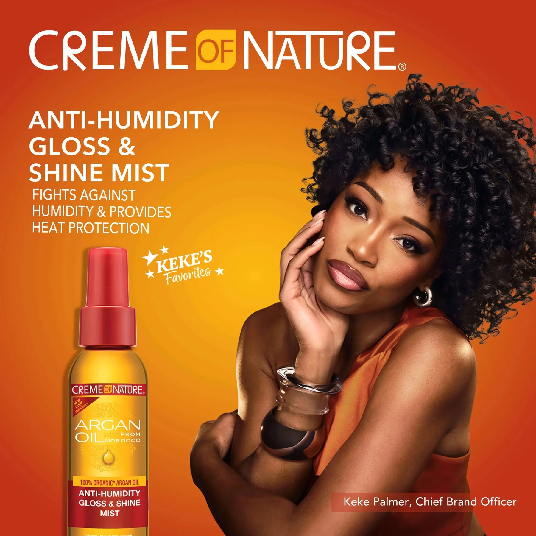 Spray Anti-Humidity Gloss Shine Mist 118ml - CREME OF NATURE - Image 2