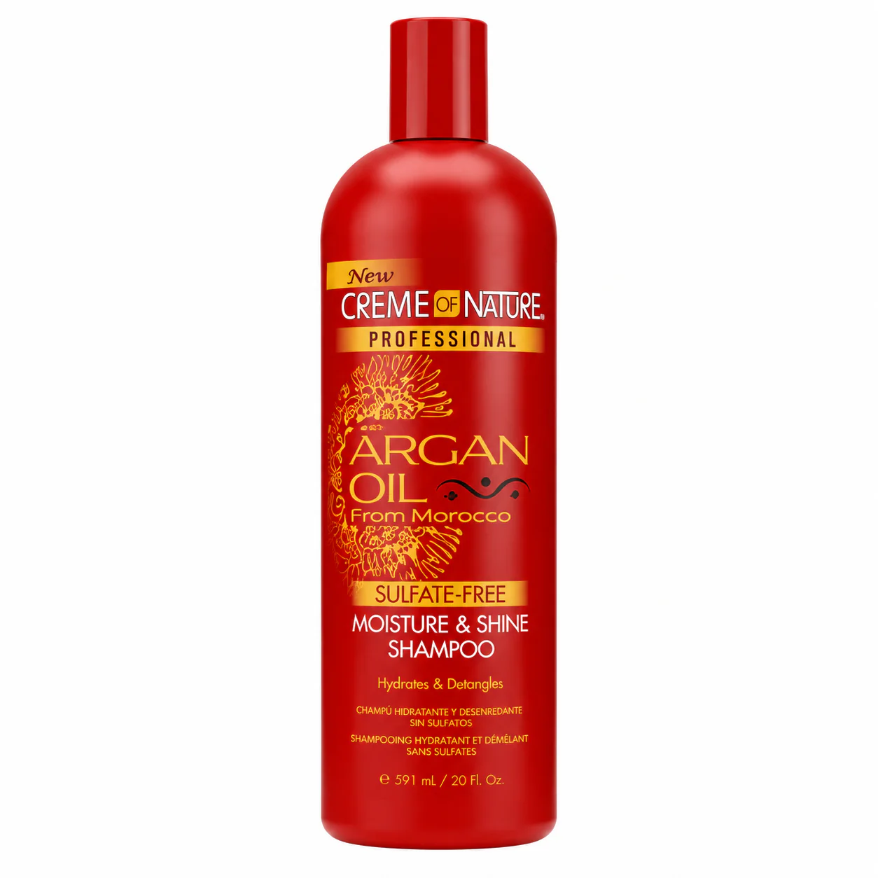 Shampoing Sans Sulfate à l’Argan 591ml - CREME OF NATURE