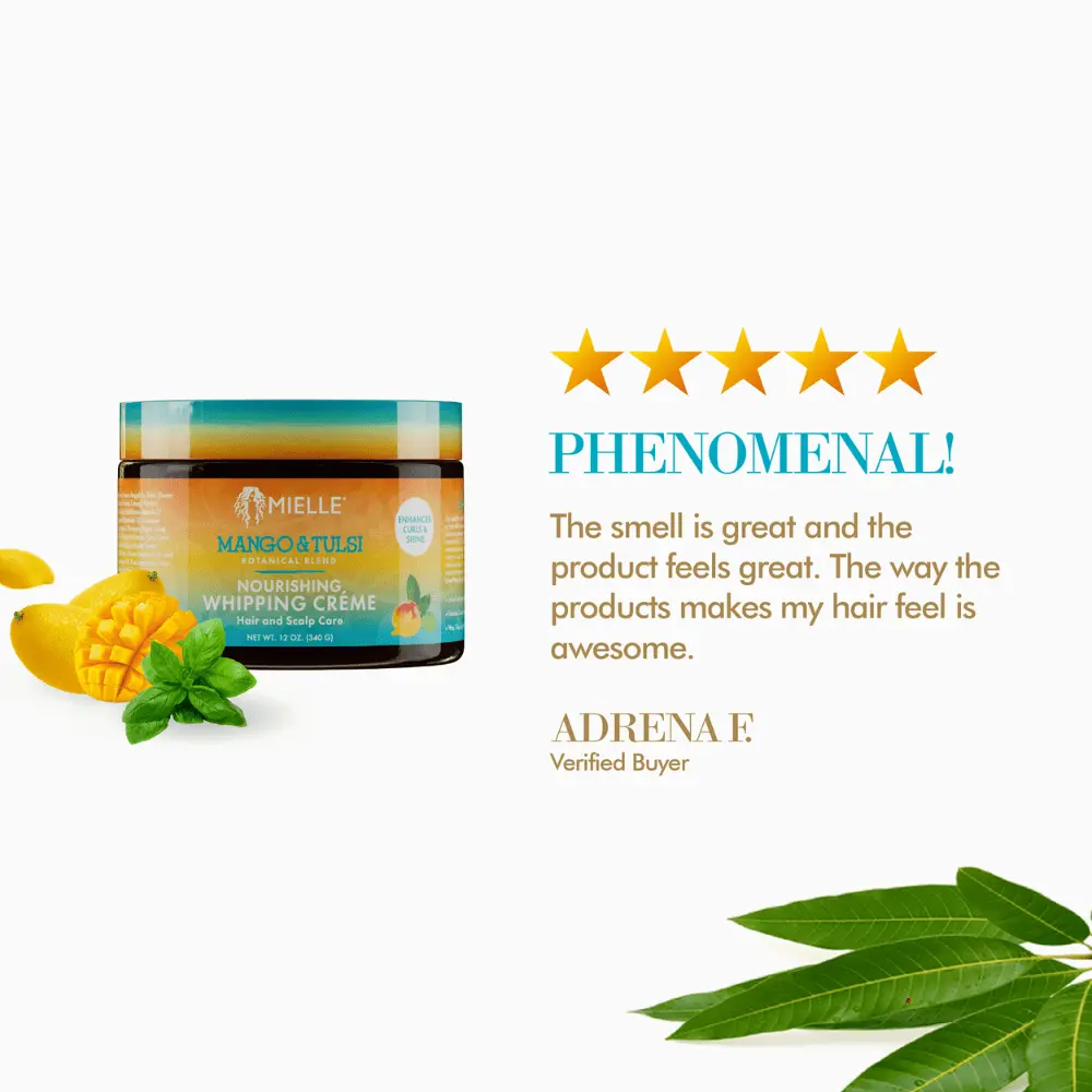Crème pour boucles a la Mangue & Tulsi 340g - MIELLE - Image 3