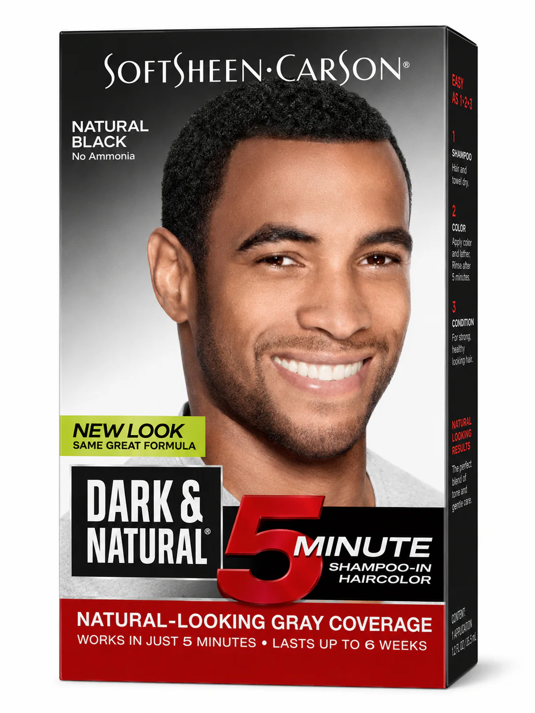 Coloration Noir pour Homme (Natural Black) - DARK AND LOVELY