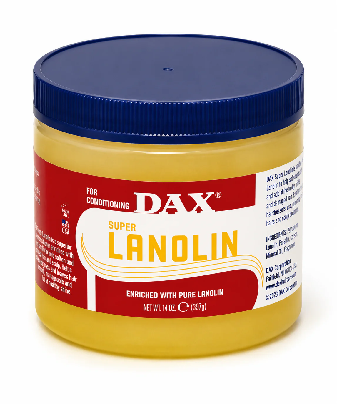 Pommade Hair Conditioner 100% Pure Lanolin 397g - DAX
