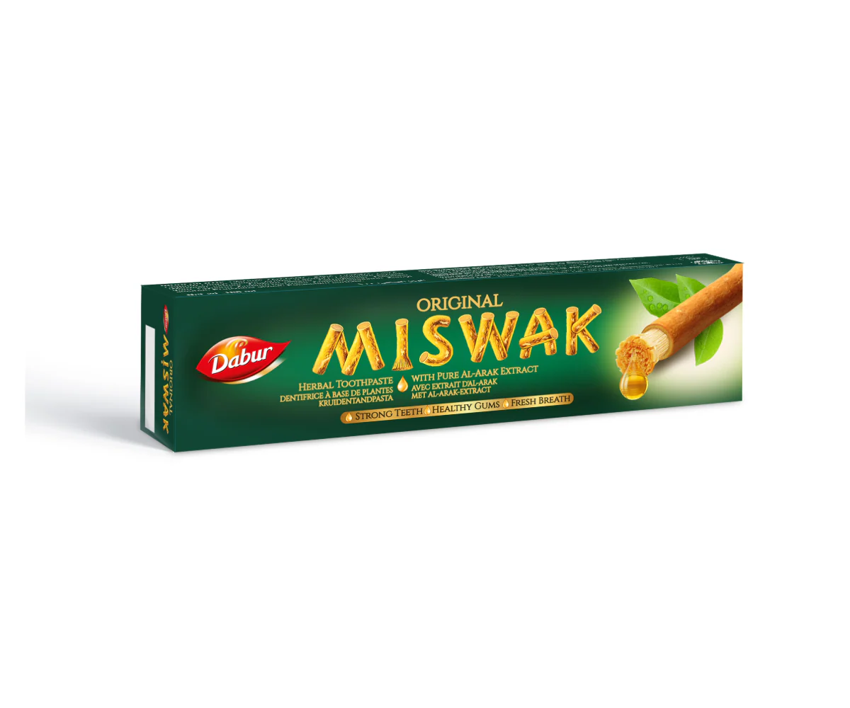 Dentifrice Naturel au MISWAK 170g – DABUR | Protection complète & haleine fraîche