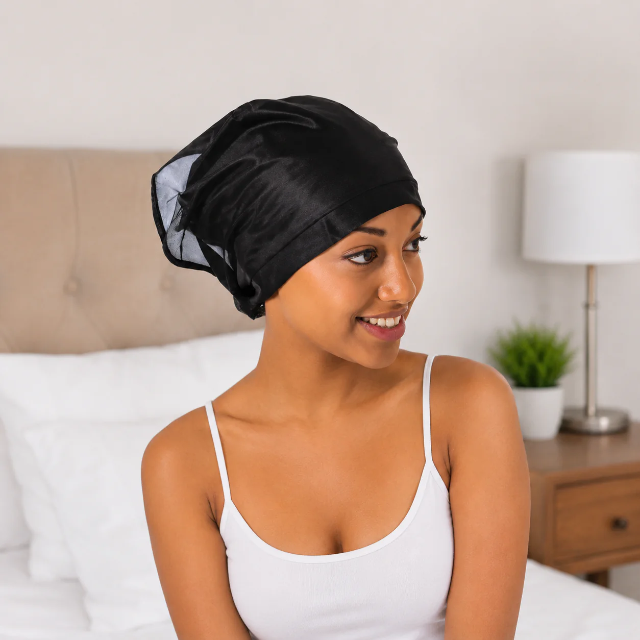 Bonnet Satin Wrap Cap - DREAM WORLD - Image 2