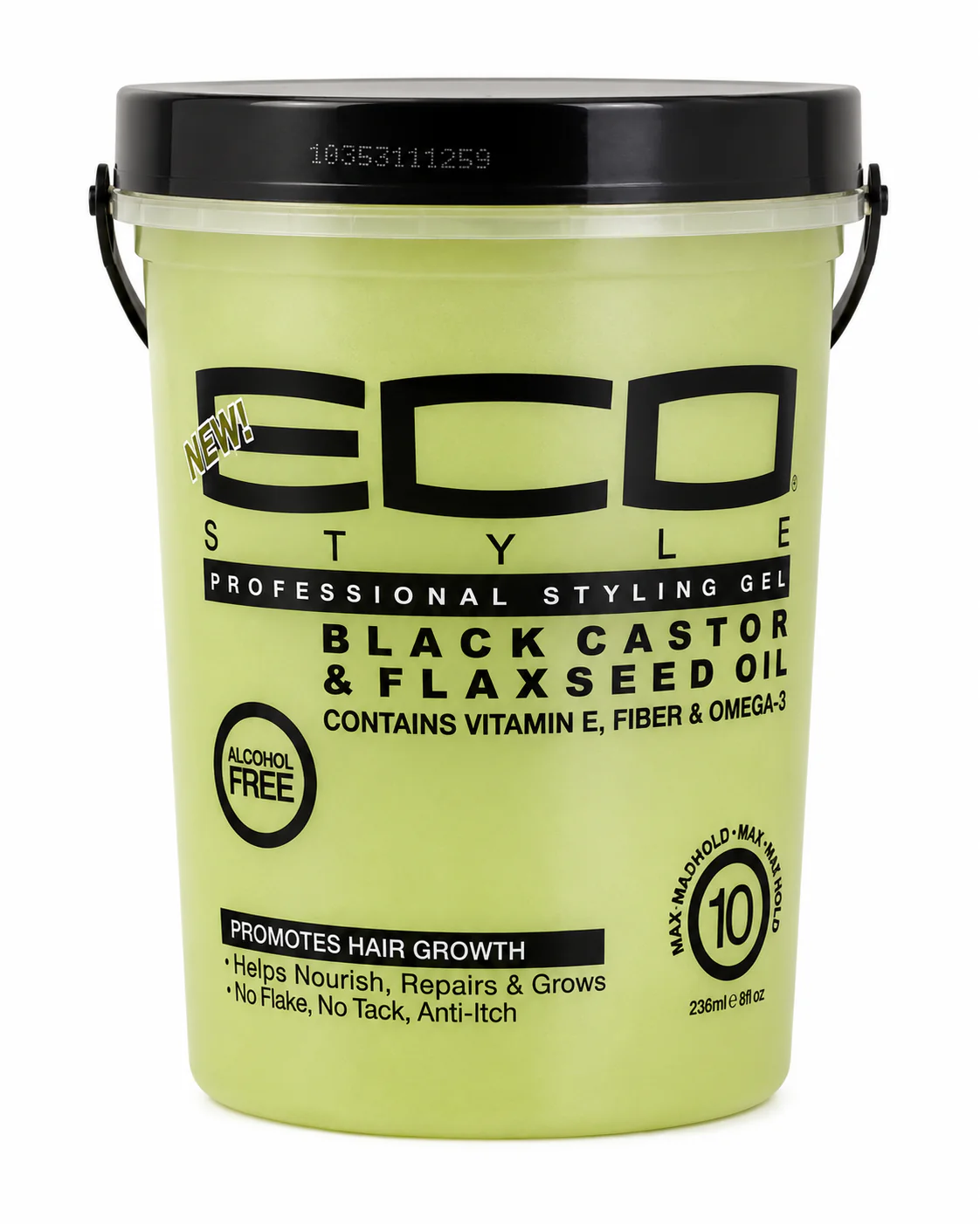 Gel à l’Huile de Ricin Noire (Black Castor Oil) 2,36L - ECO STYLER