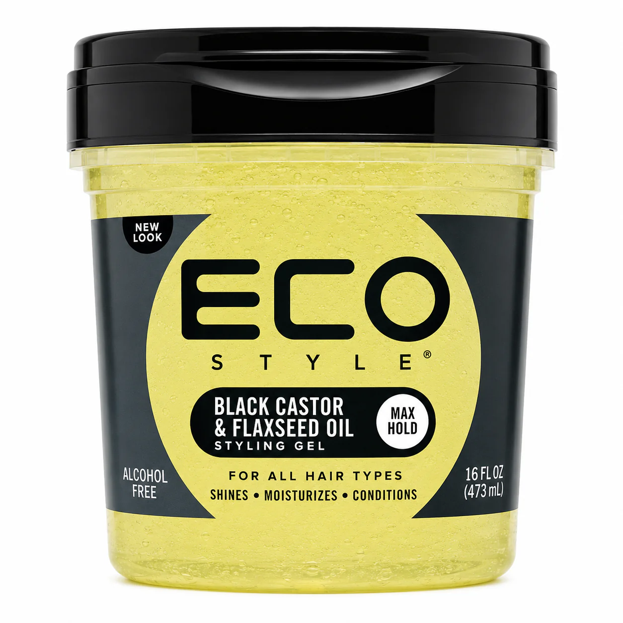 Gel à l’Huile de Ricin Noire (Black Castor Oil) 473ml- ECO STYLER