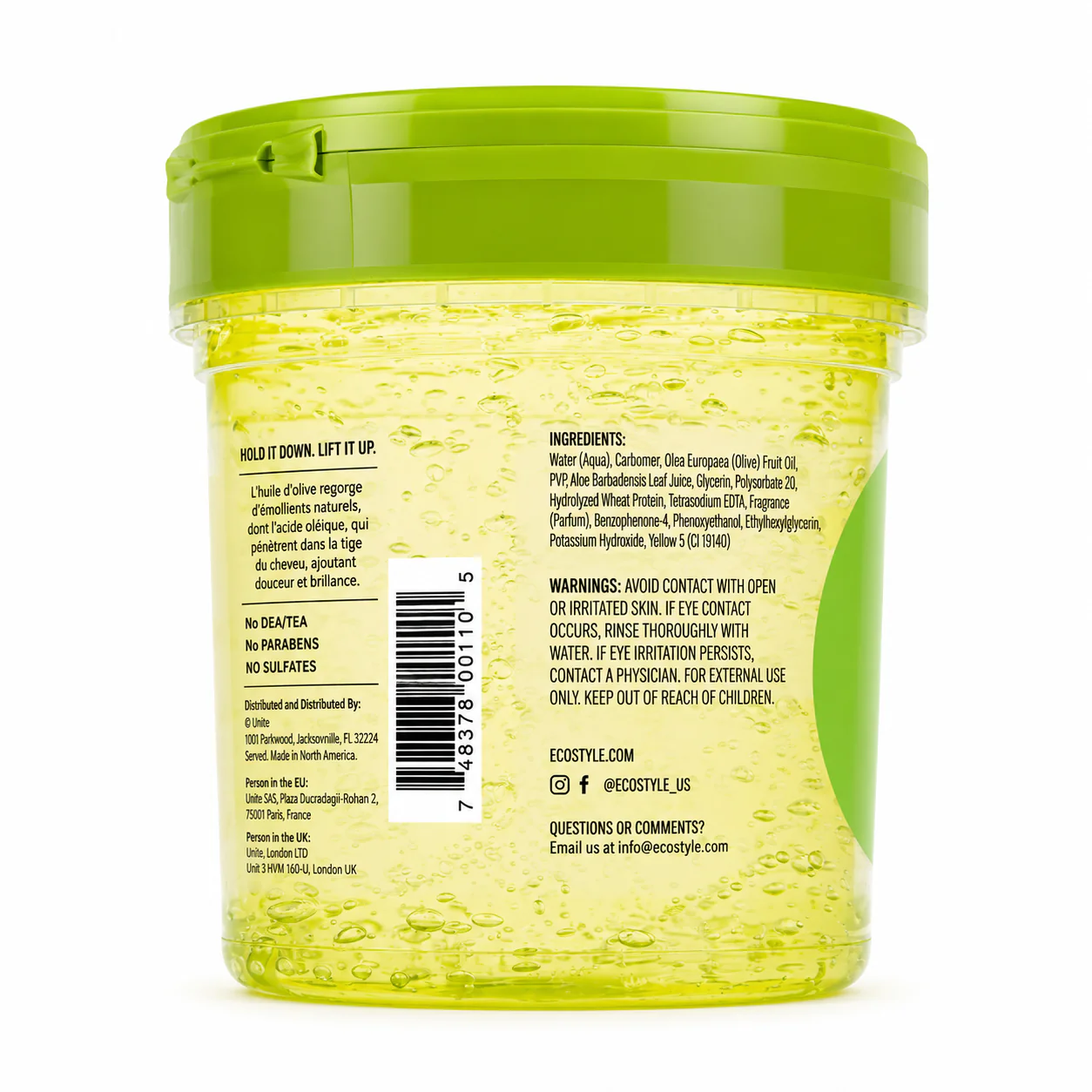 Gel Huile d’Olive Petit 236ml - ECO STYLER - Image 2