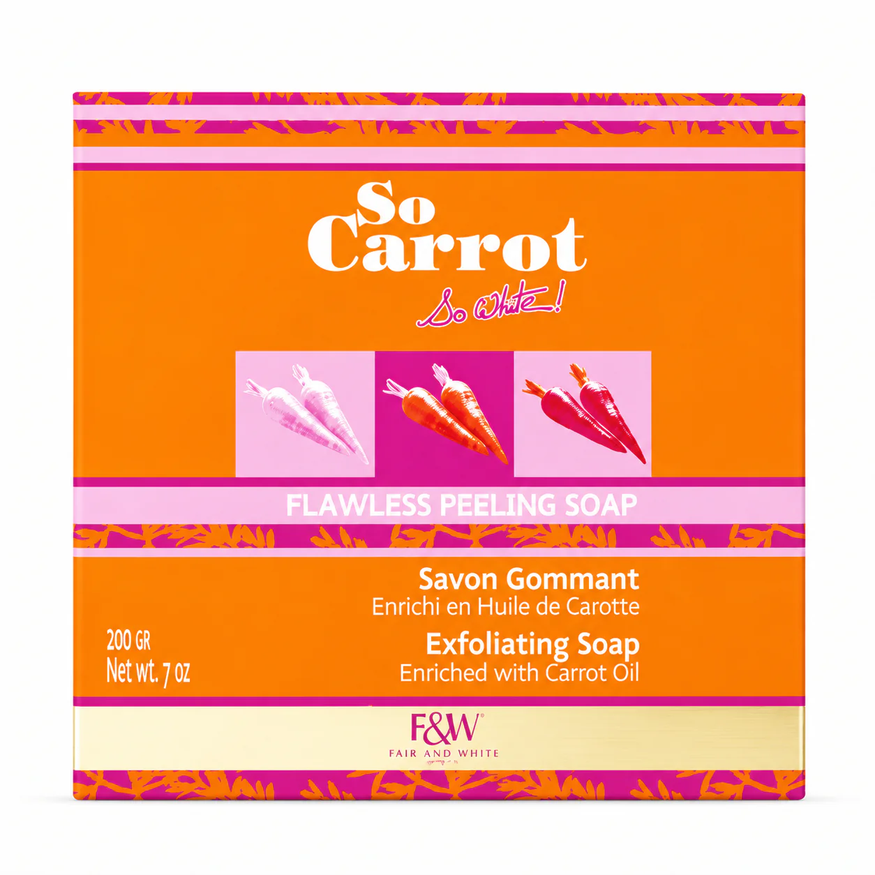 Savon Gommant So Carrot 200g - FAIR & WHITE