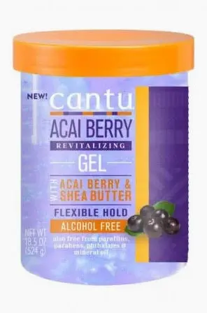 Gel Activateur de Boucles Acai Berry et Beurre de Karité 524g - CANTU