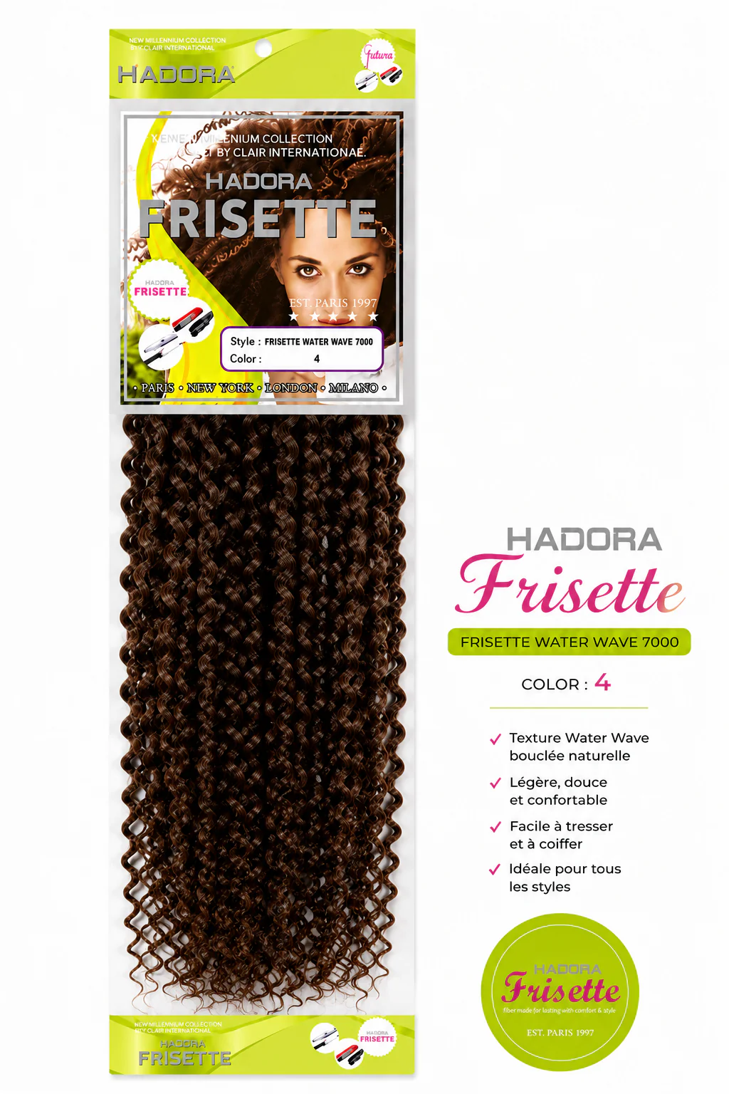 Frisette Water Wave 7000 Couleur 4 - HADORA