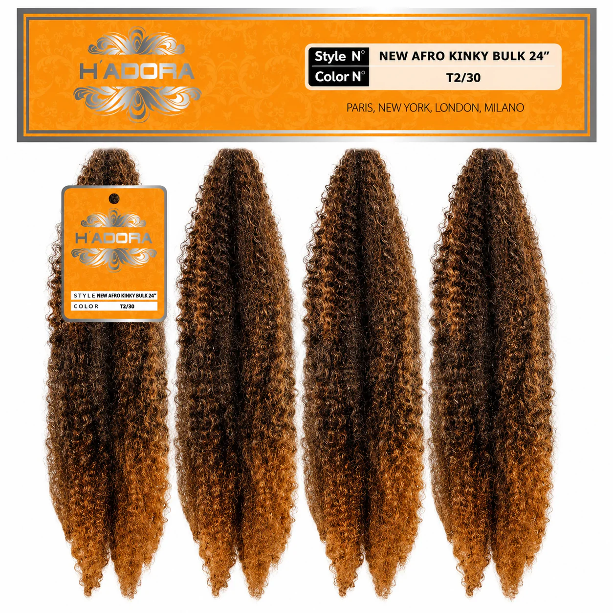 H'ADORA - New Afro Kinky Bulk 24 - T2/30