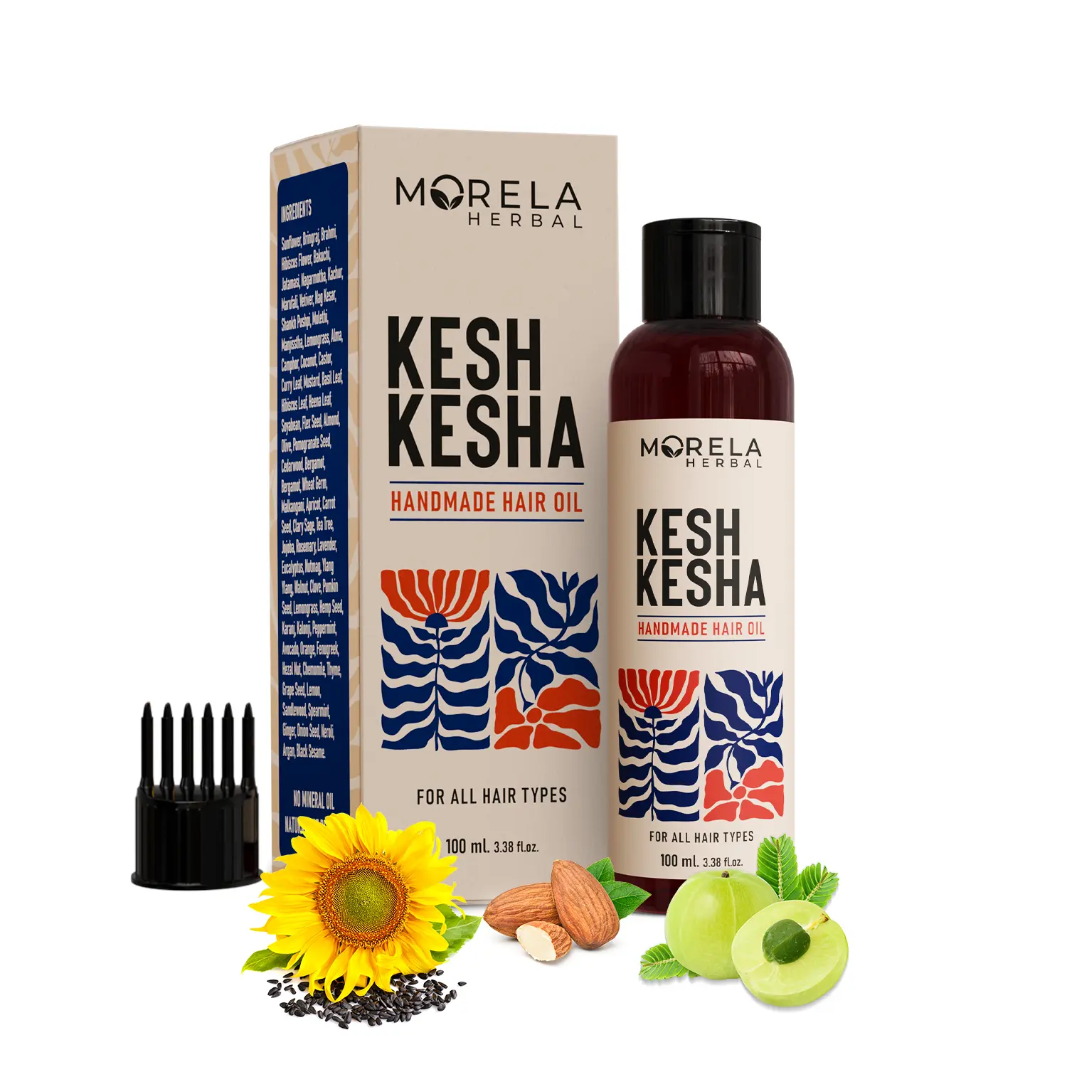 Huile Capillaire Ayurvedique FAIT MAISON 100% PURE 100g - KESH KESHA