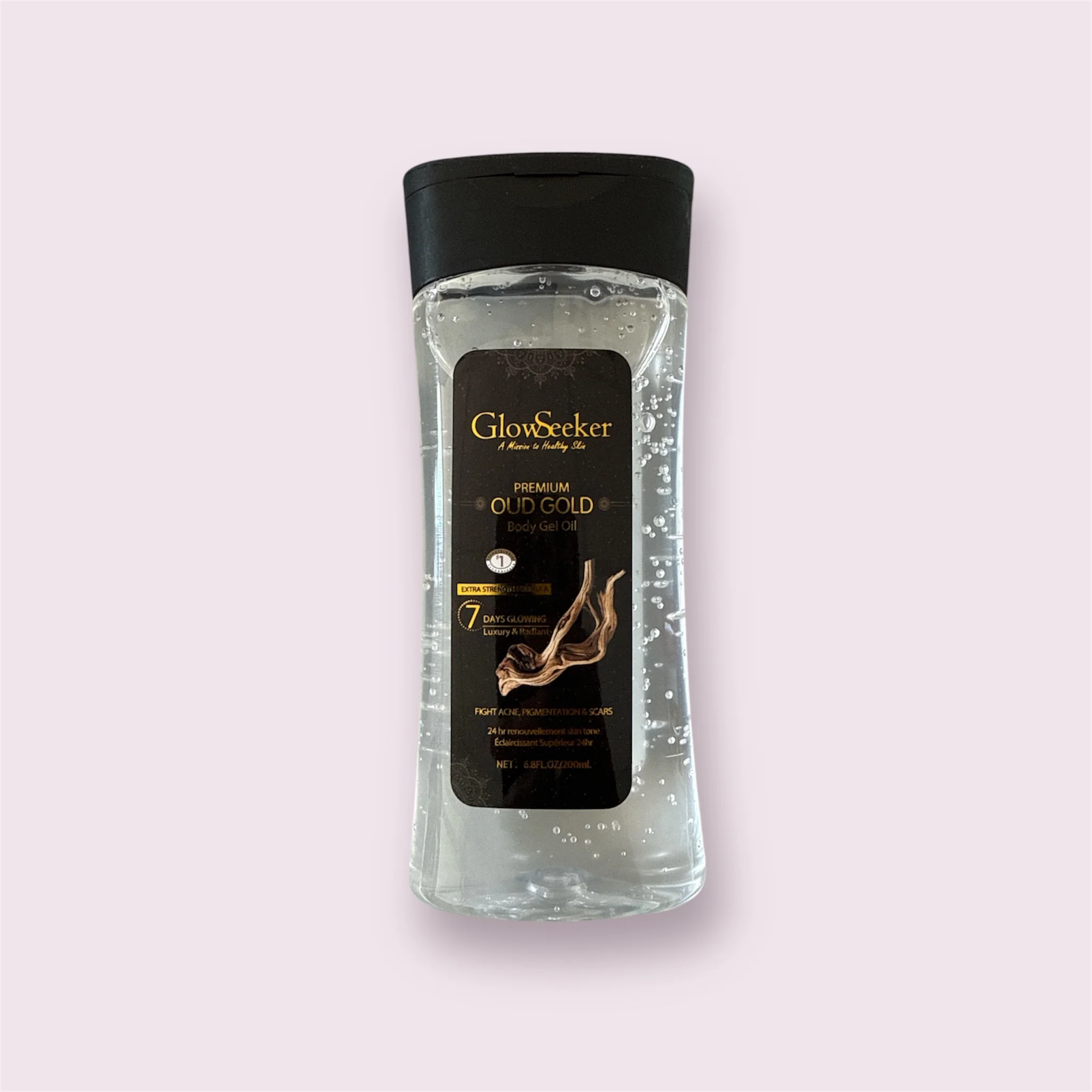 Huile Gel Corporel Oud Gold 200ml – GLOWSEEKER | Hydratation Luxueuse & Parfum Oriental
