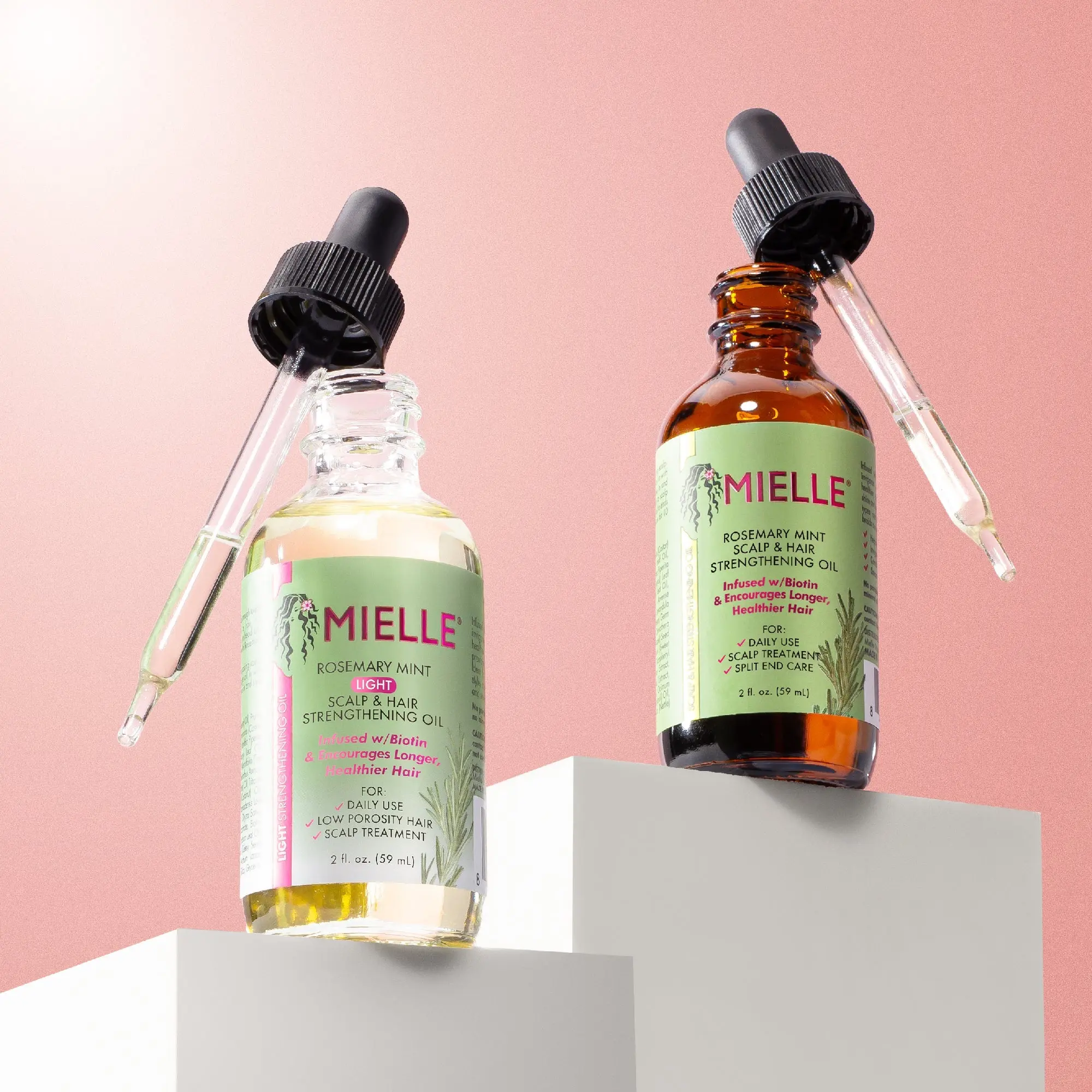Huile Rosemary Mint Light Scalp & Hair Strengthening Oil 59ml - MIELLE - Image 3