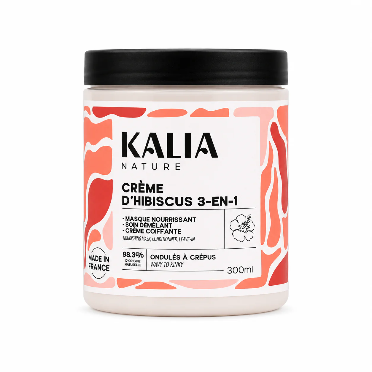 Creme HIBISCUS 3en1 300ml - KALIA NATURE