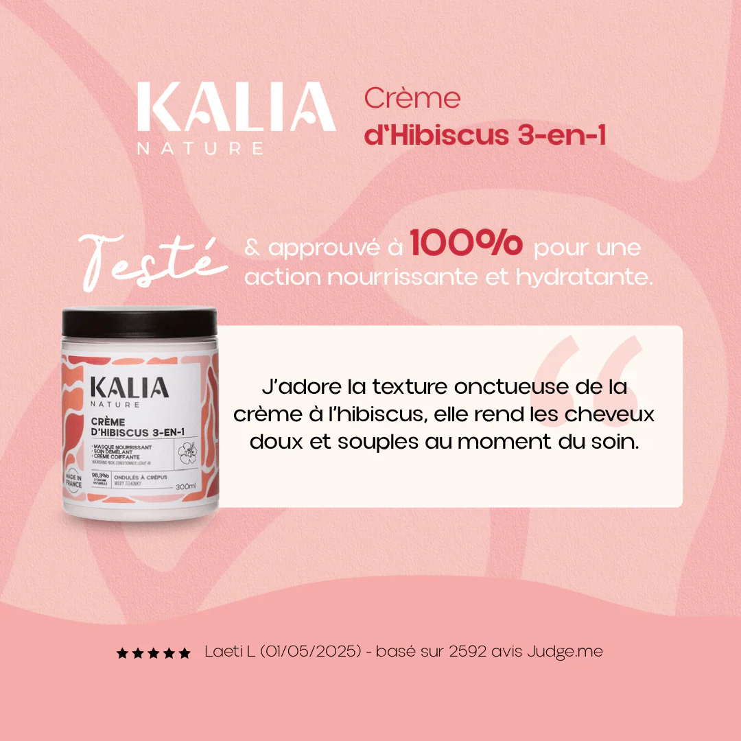 Creme HIBISCUS 3en1 300ml - KALIA NATURE - Image 2