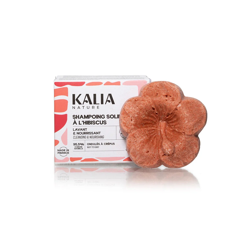 Shampoing Solide Ă l'Hibiscus 60g - KALIA NATURE