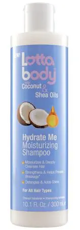 Shampoing Hydratant au Karité et Coco 300ml - LOTTA BODY