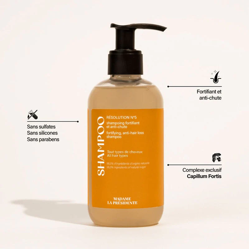 Shampoing Anti-chute Cheveux frisés à crépus - MADAME LA PRESIDENTE - Image 2