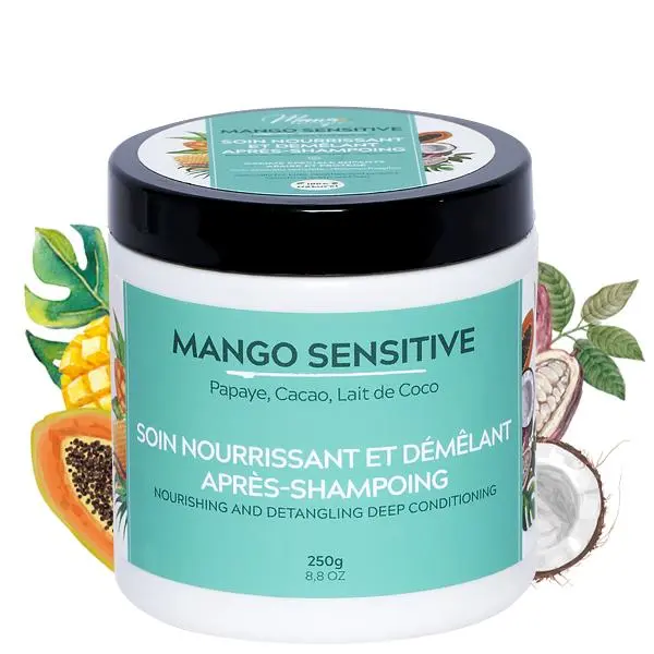 Soin Nourrissant & Démêlant Après Shampoing 250g MANGO SENSITIVE