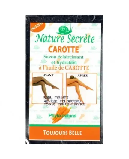Savon hydratant carotte 350g - NATURE SECRETE
