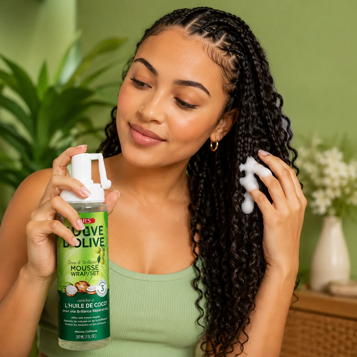 Mousse Coiffante Olive & Coco WRAP/SET MOUSSE 207ml - ORS - Image 3