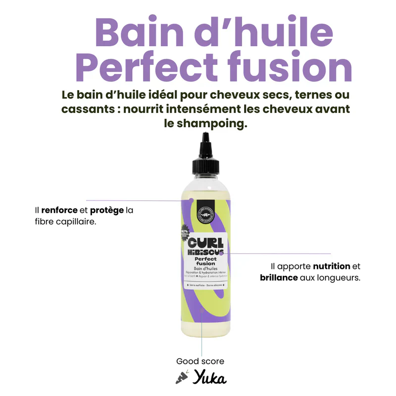 Perfect Fusion (bain d'huiles) 250ml- CURL HIBISCUS - Image 2
