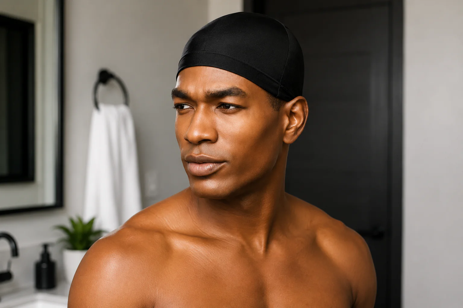 Bonnet Spandex Cap - RED BY KISS - Image 2