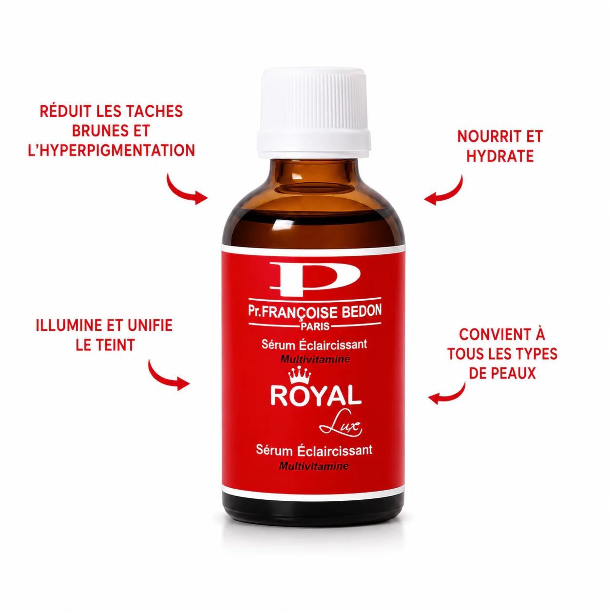 Serum Visage Multivitaminé ROYAL 50ml - FRANCOISE BEDON - Image 2