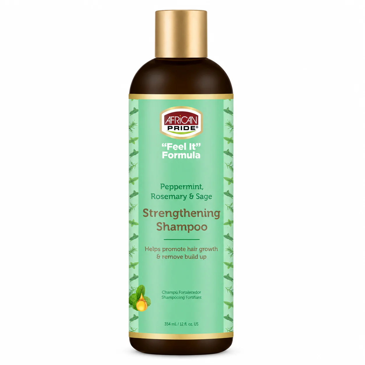 Shampoing Romarin 354ml - AFRICAN PRIDE