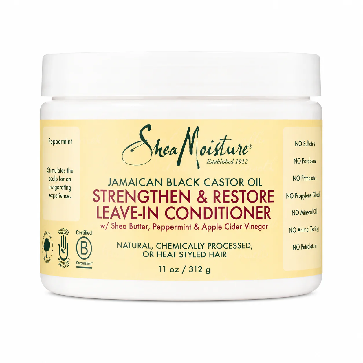 SHEA MOISTURE - JAMAICAN BLACK CASTOR OIL - Leave-In Conditioner 312g