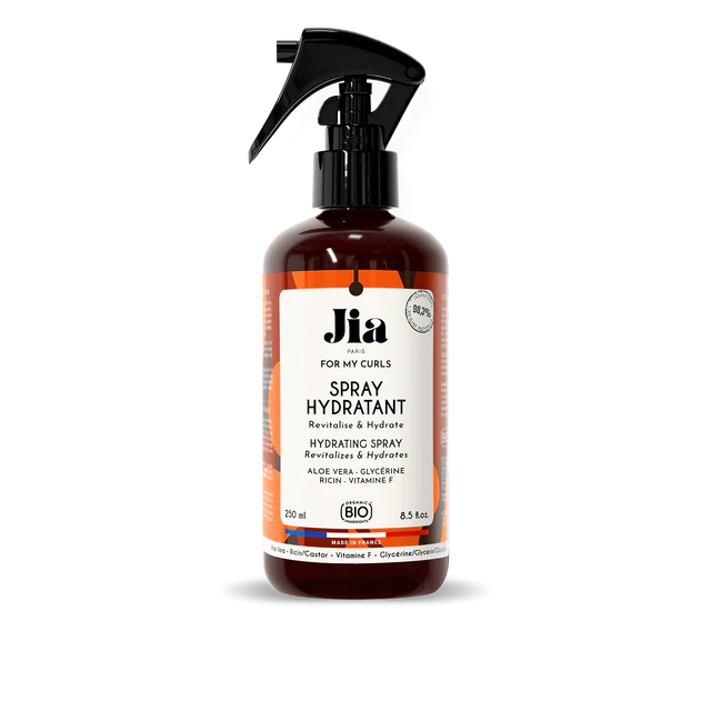 Spray Hydratant à la Glycérine, Ricin et Vitamine F 250ml - JIA PARIS